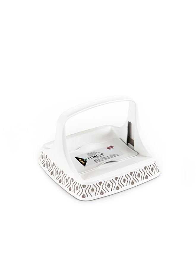 ستيفان بلاست حامل كيك ستيفان بلاست 37 أبيض - رمادي حجري - Image 1